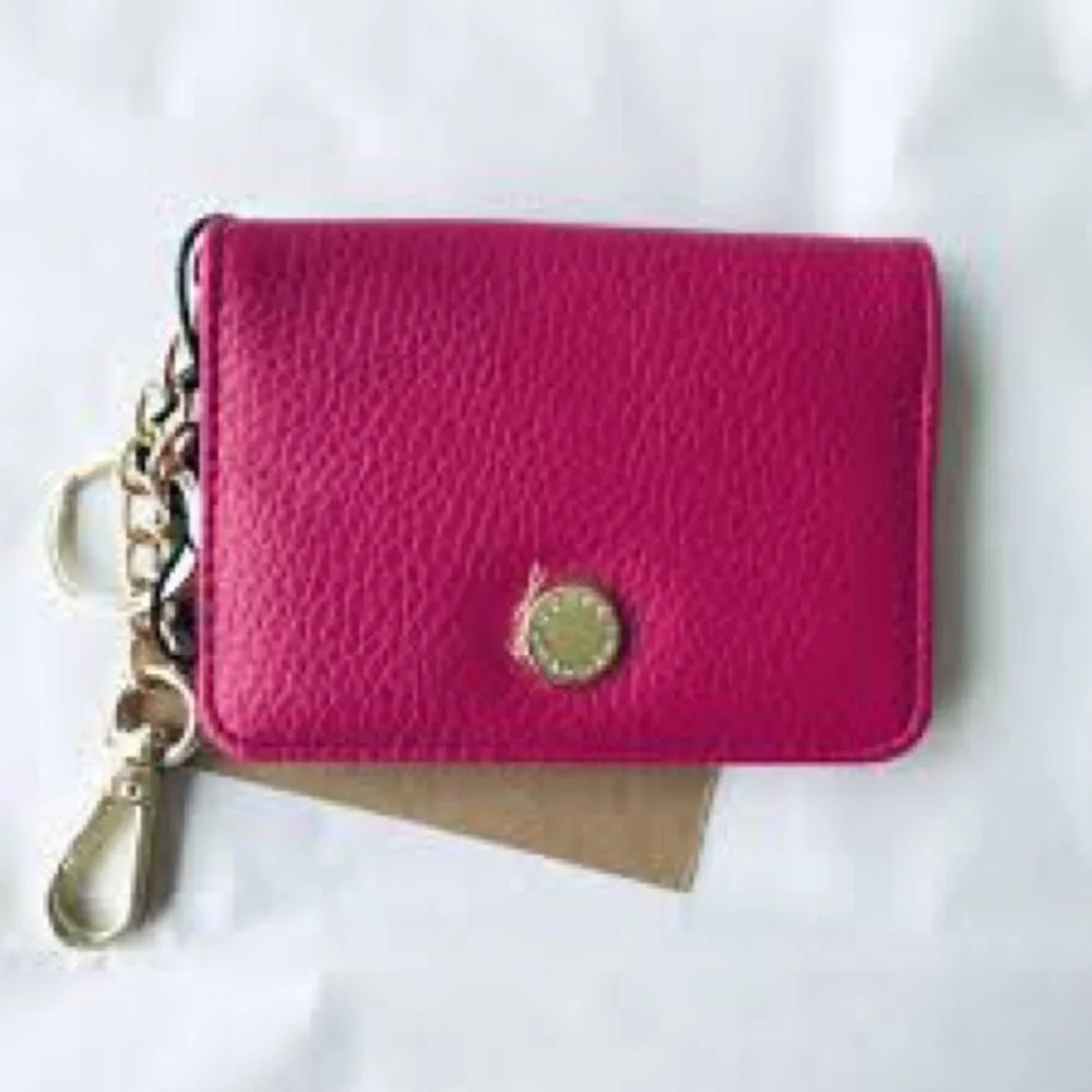 Steve Madden Fuchsia Keychain Card Holder
